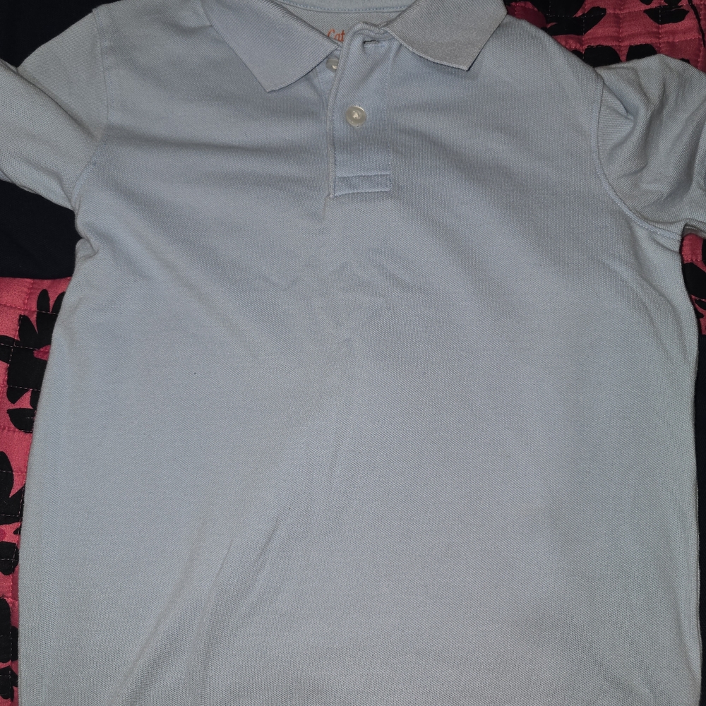 French Toast and Cat & Jack Men's Polo Shirt Set - Light Blue and Navy - Picture 4 of 5
